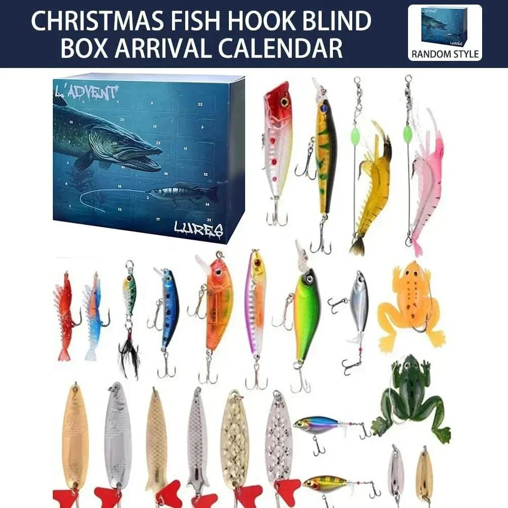 Advent Calendar for Anglers with 24 Unique Lures