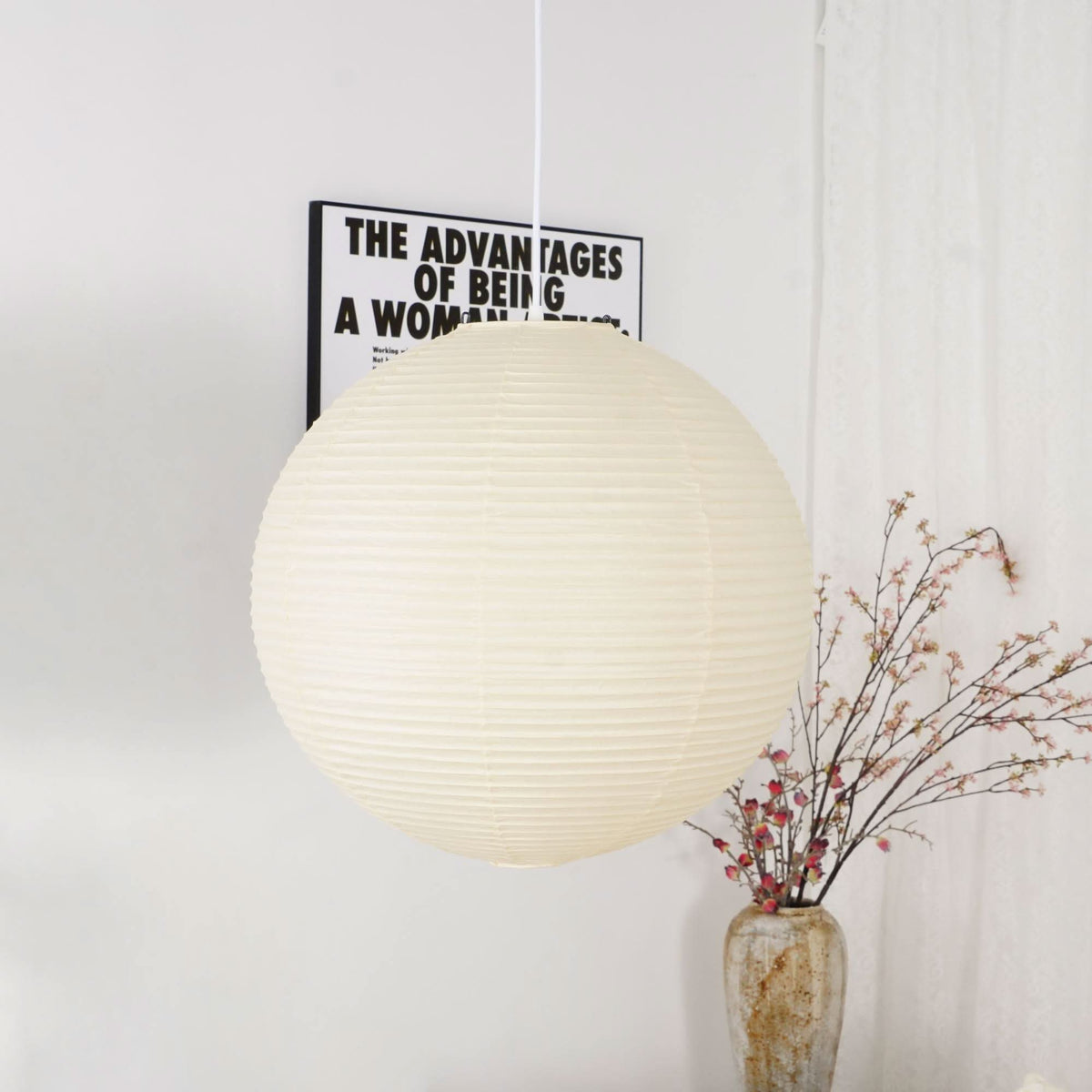 Akari A Series Japanese Paper Pendant Light