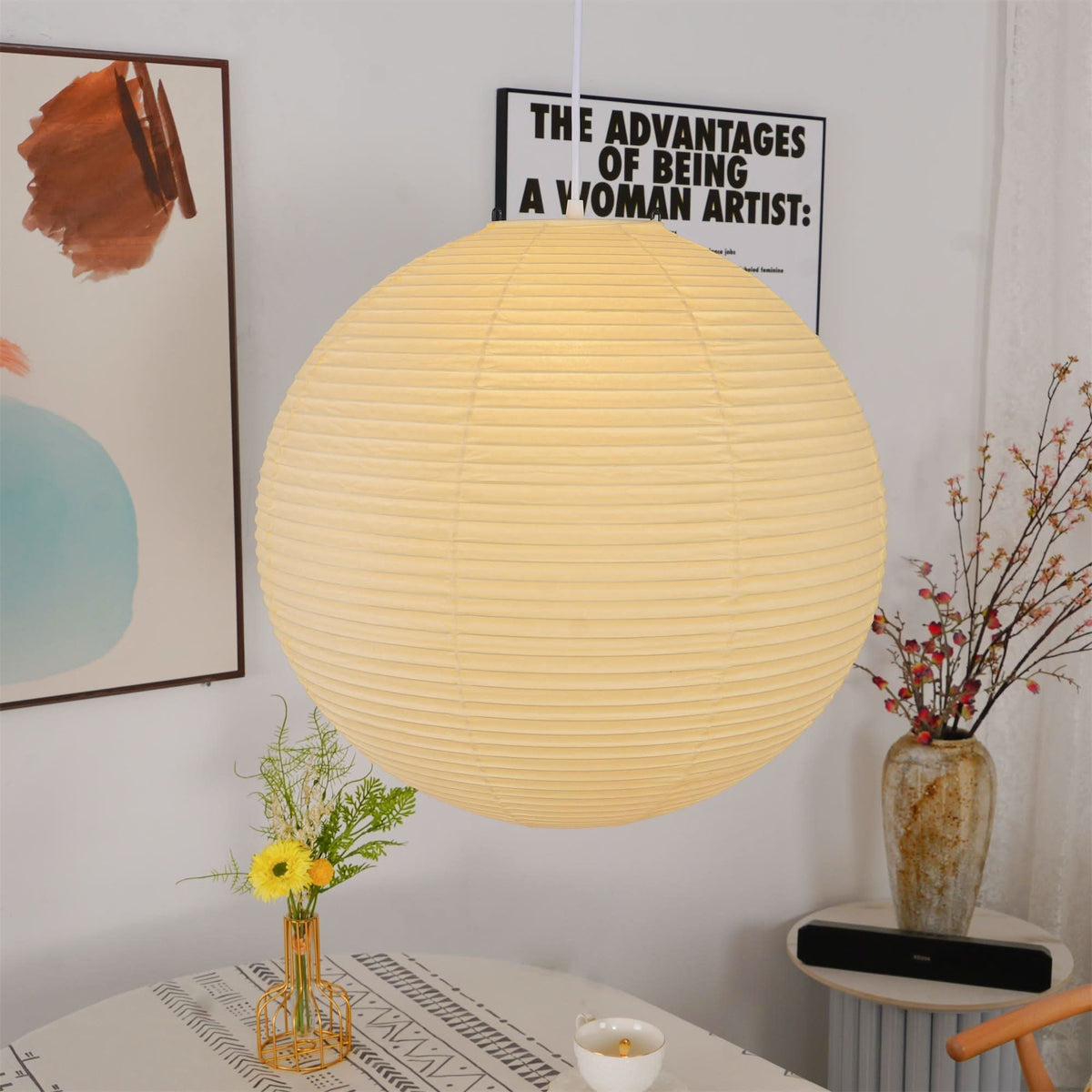 Akari A Series Japanese Paper Pendant Light