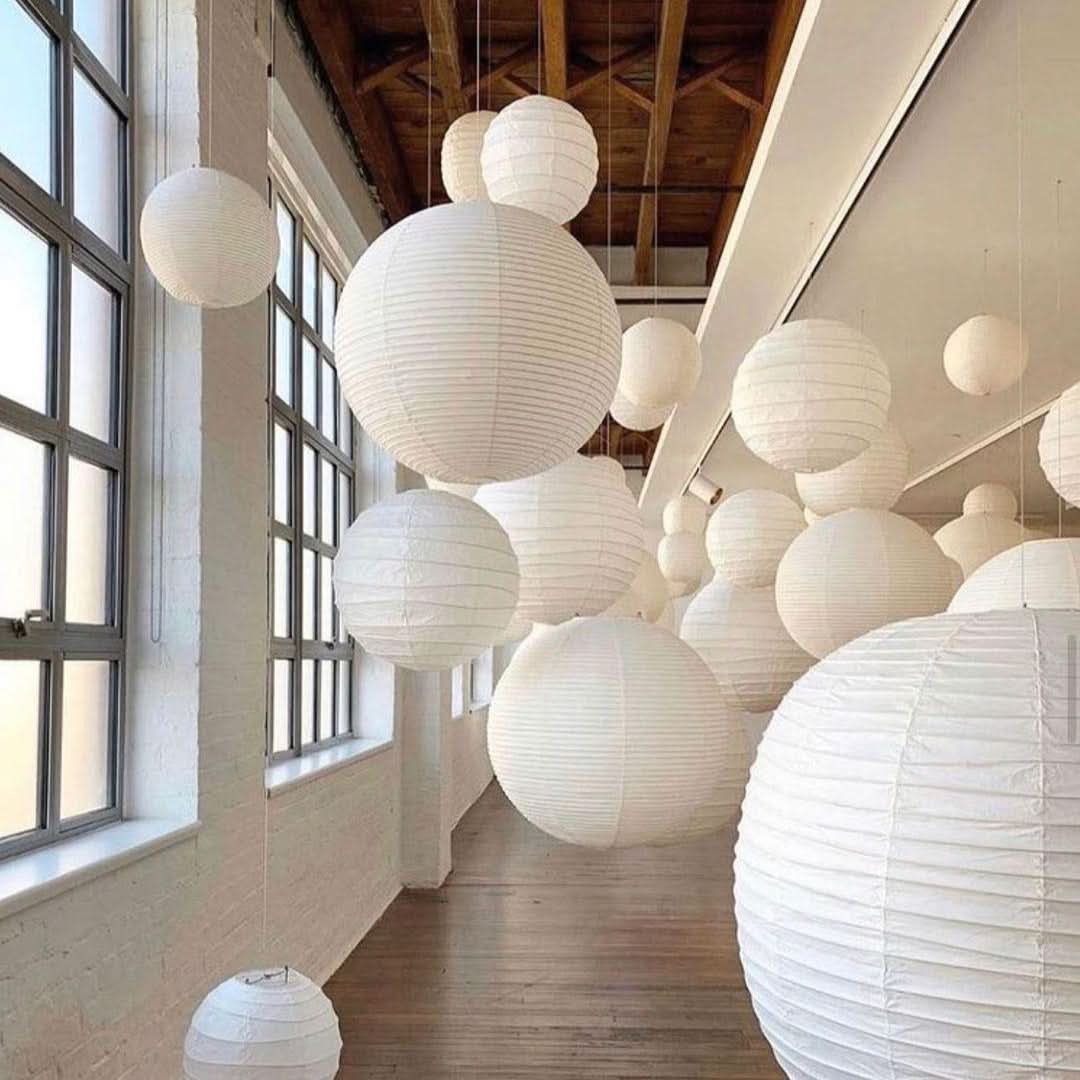 Akari A Series Japanese Paper Pendant Light