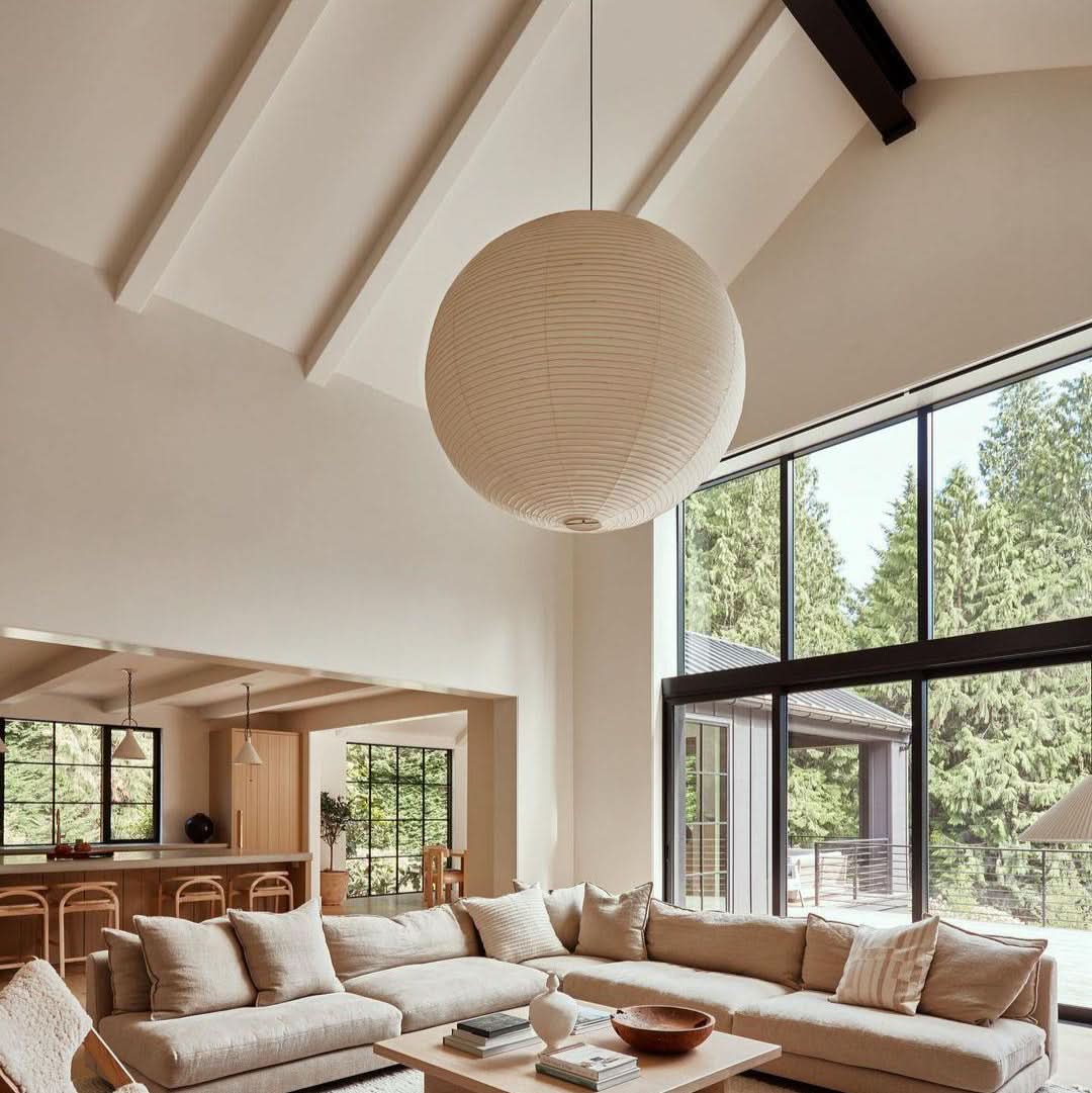 Akari A Series Japanese Paper Pendant Light
