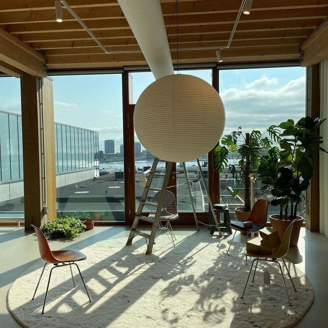 Akari A Series Japanese Paper Pendant Light