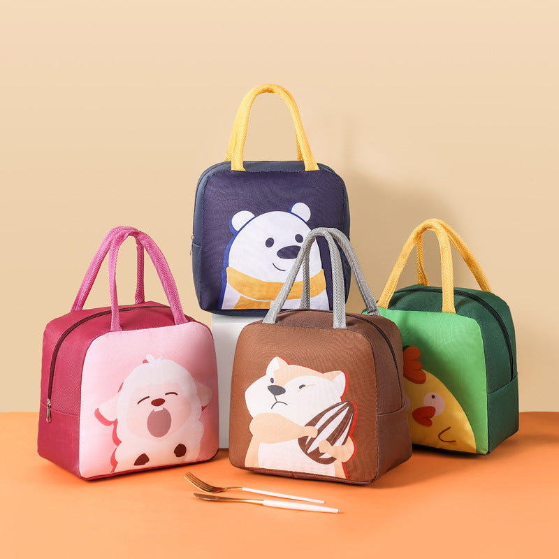Animal-Themed Insulated Lunch Tote
