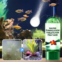 AquaPure™ | Cleans cloudy aquarium water completely in just a few minutes | 1+2 free