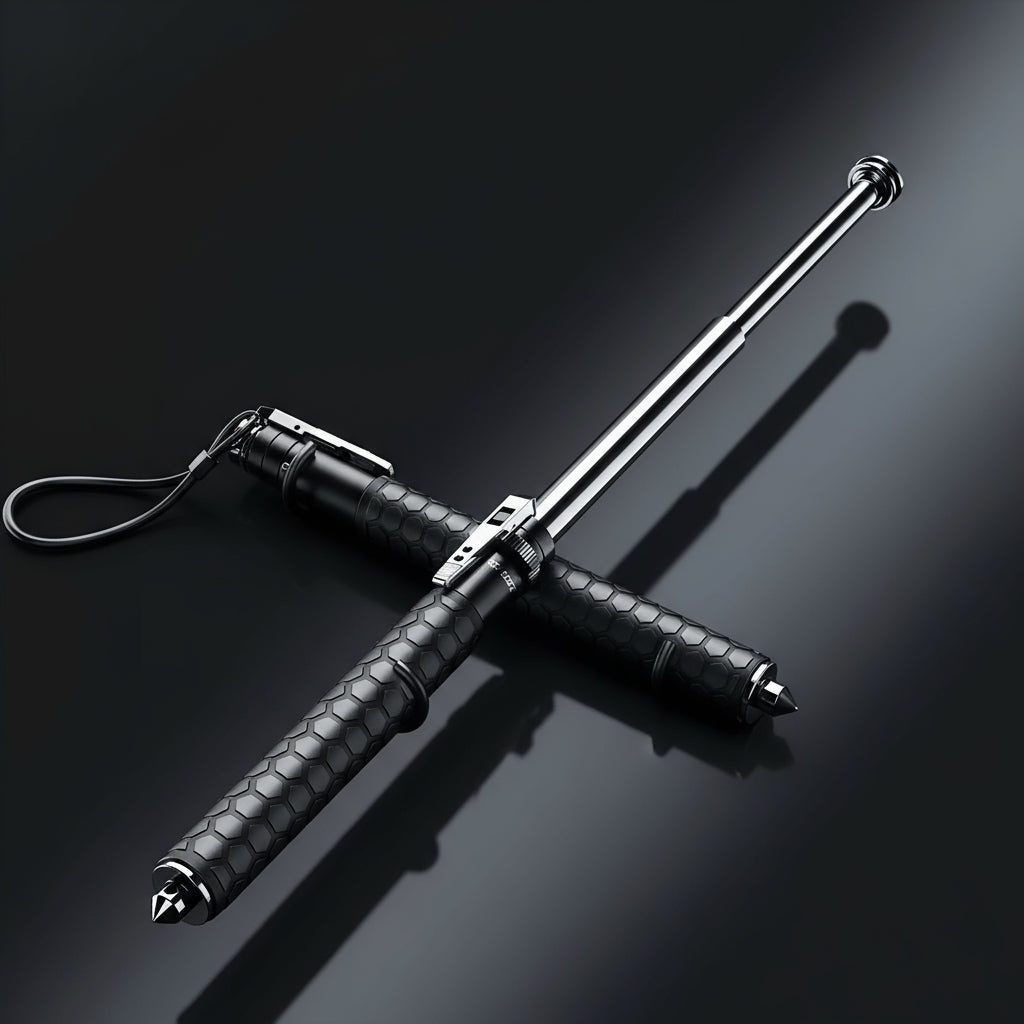 Automatic Self Defense Walking Stick with Stability Support
