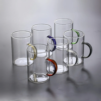 Borosilicate Glass Mug with Wooden Handle