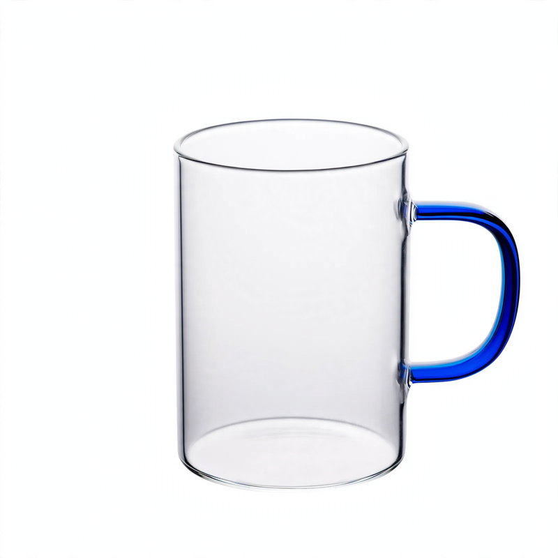 Borosilicate Glass Mug with Wooden Handle