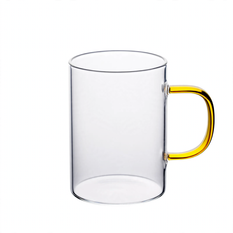 Borosilicate Glass Mug with Wooden Handle