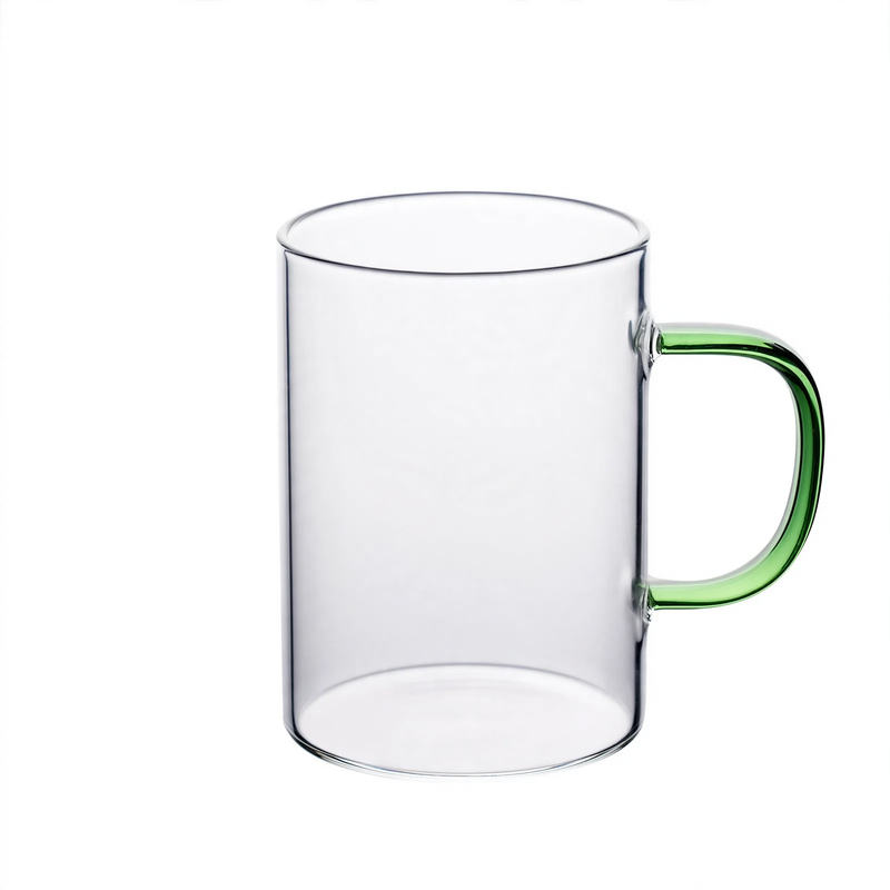 Borosilicate Glass Mug with Wooden Handle