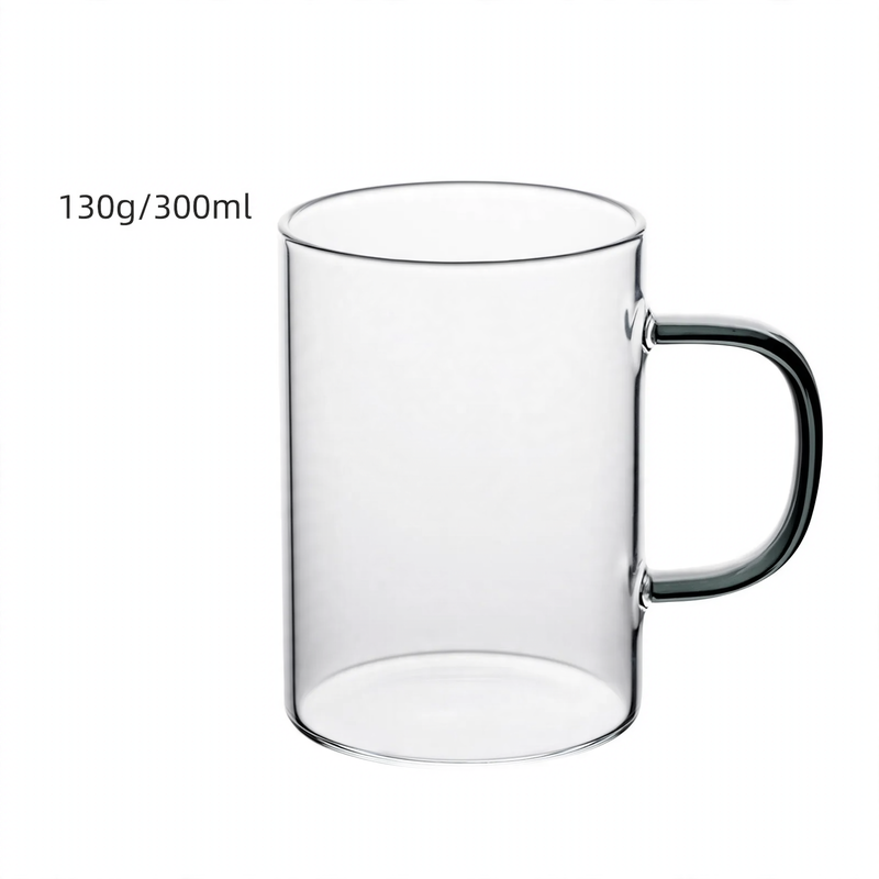 Borosilicate Glass Mug with Wooden Handle