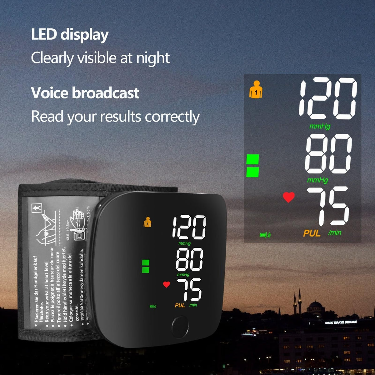 BPMonitor: Accurate Medical Wrist Blood Pressure Monitor