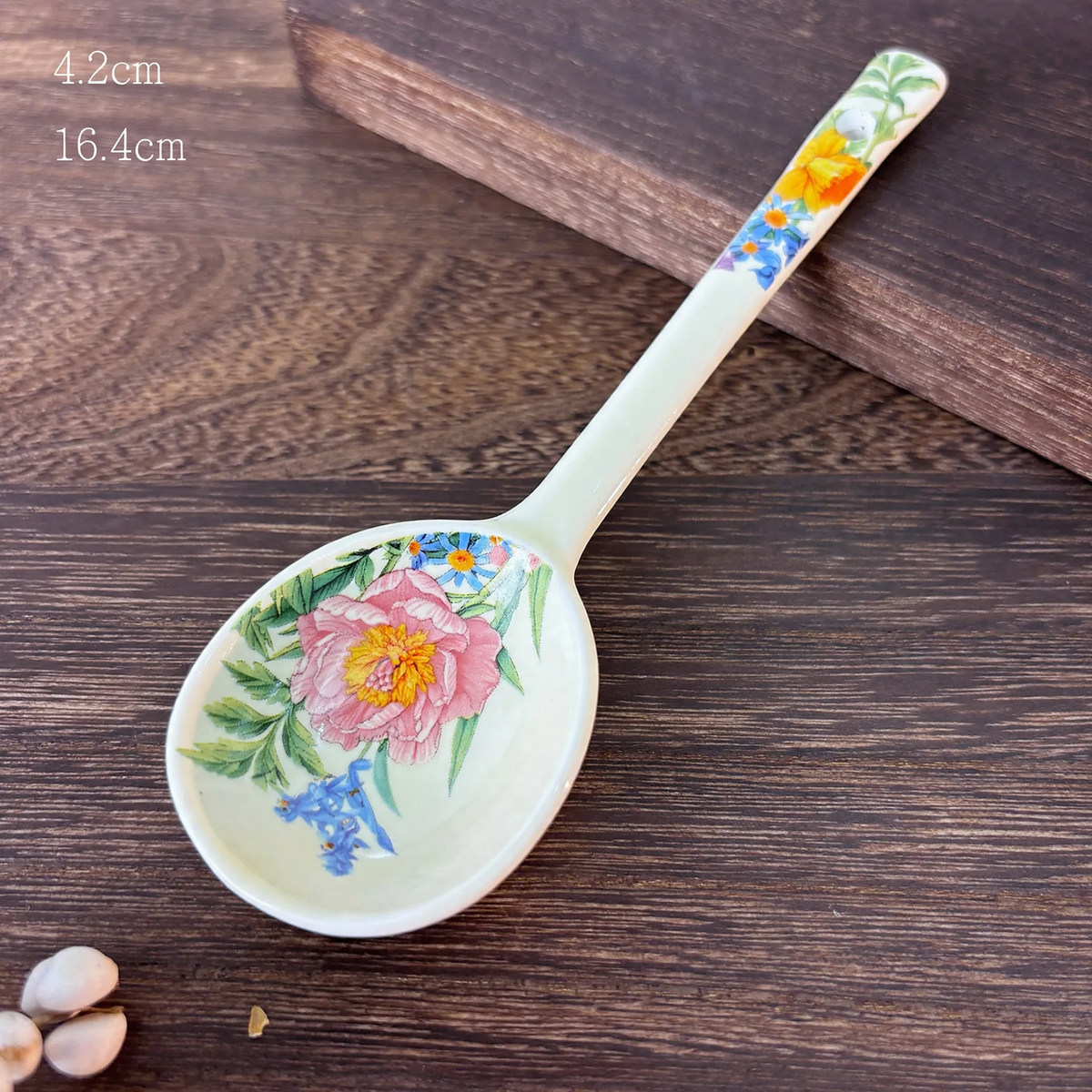 Ceramic Bowl with Floral Motif