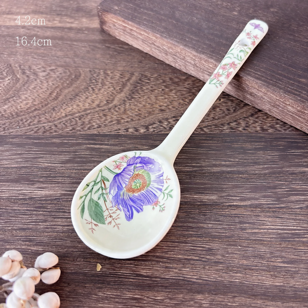 Ceramic Bowl with Floral Motif