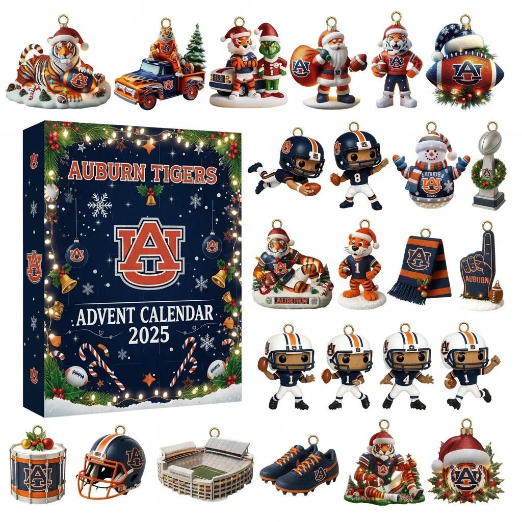 Christmas Advent Calendar with 25-Day Sequential Door Layout
