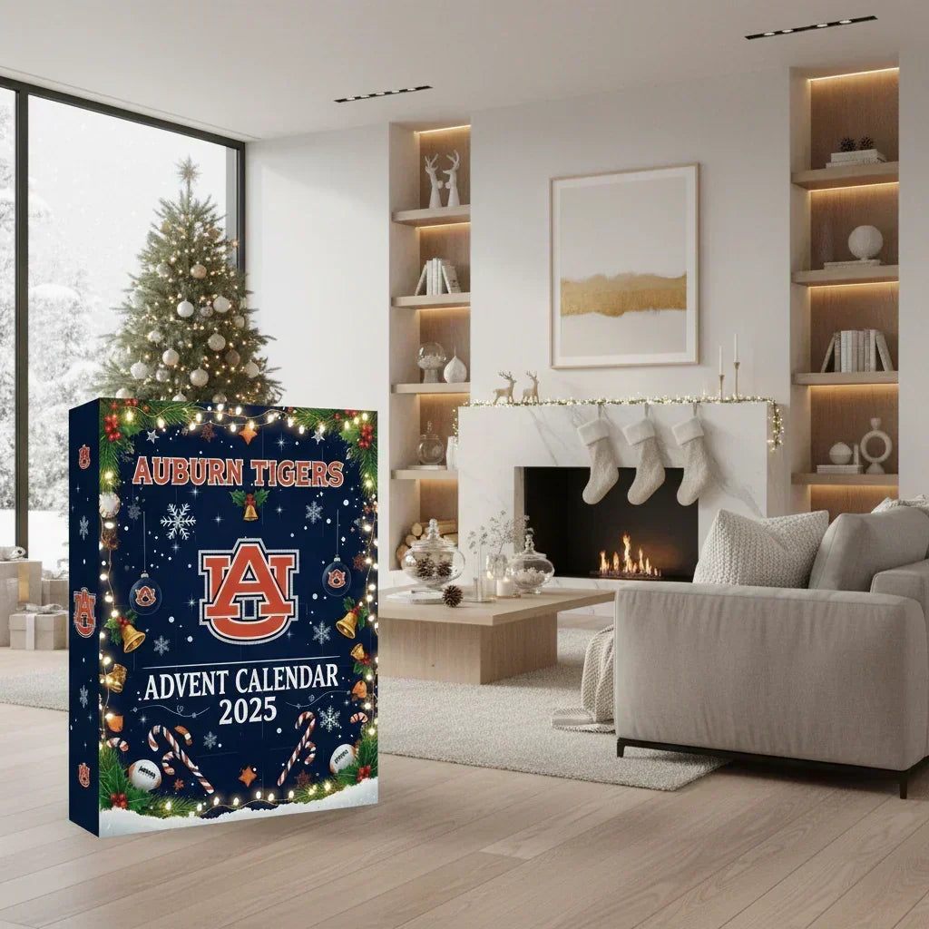 Christmas Advent Calendar with 25-Day Sequential Door Layout