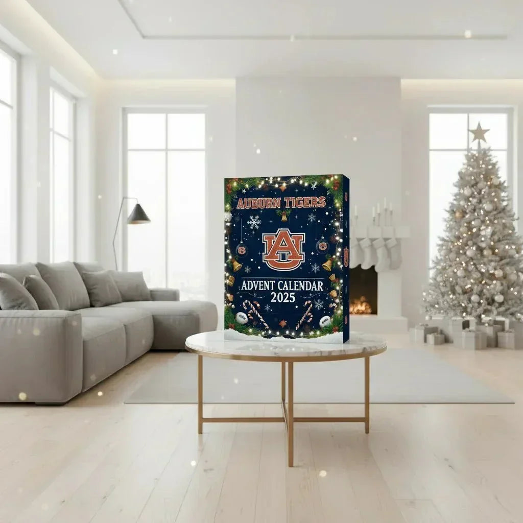 Christmas Advent Calendar with 25-Day Sequential Door Layout