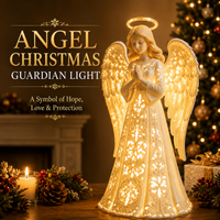 Christmas Angel Light – Warm Golden Glow for Hope and Love