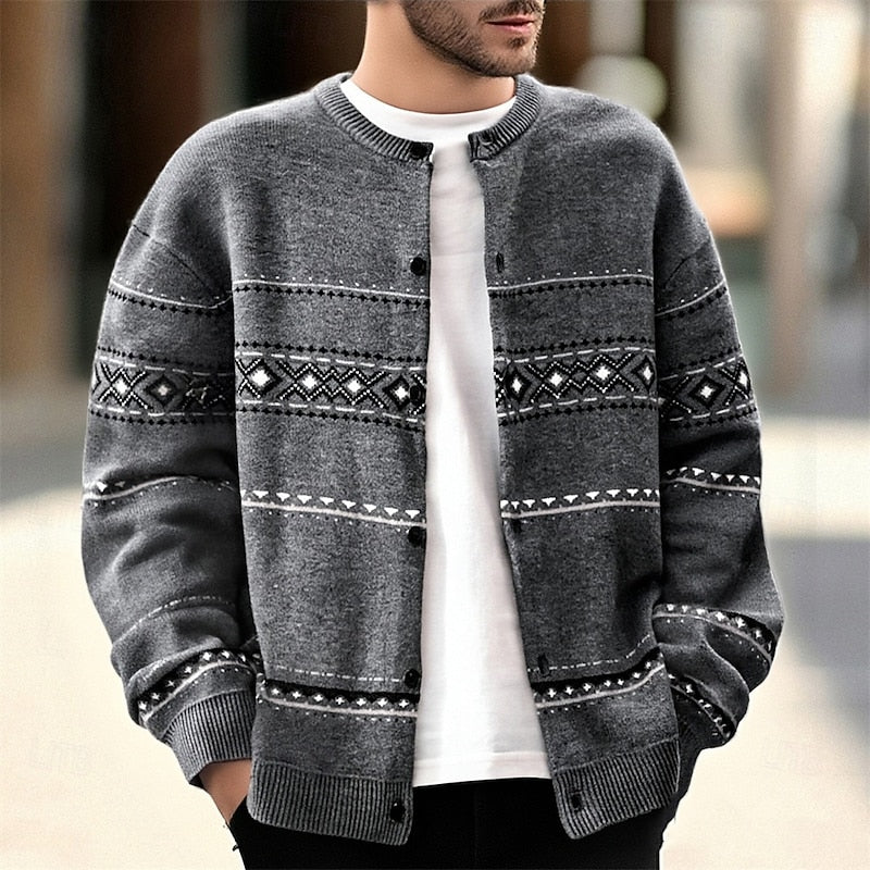 Christmas Patterned Cardigan