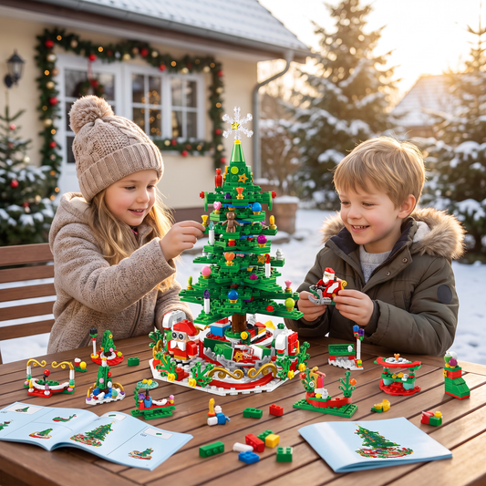Christmas Tree Building Block Advent Calendar – 24 Days of Building Fun