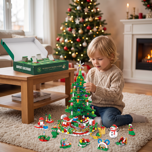 Christmas Tree Building Block Advent Calendar – 24 Days of Building Fun