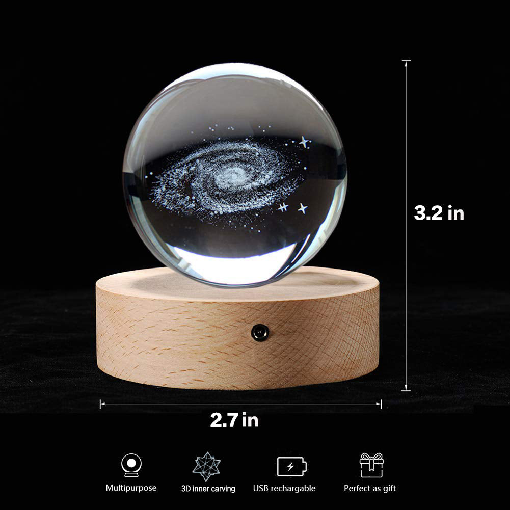 Niropi | 3D Planet Crystal Ball