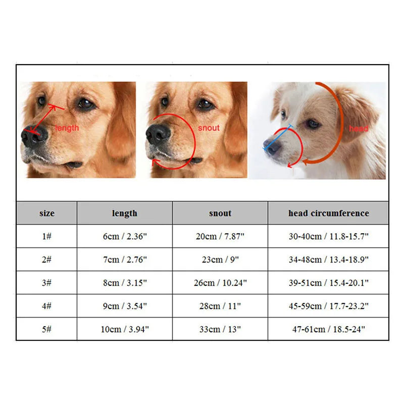 Niropi – Adjustable Silicone Dog Muzzle