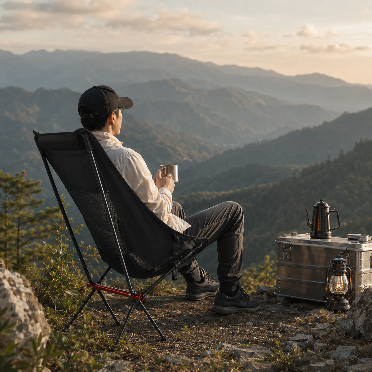 Niropi | Aeroluna Ultralight Folding Highback Chair