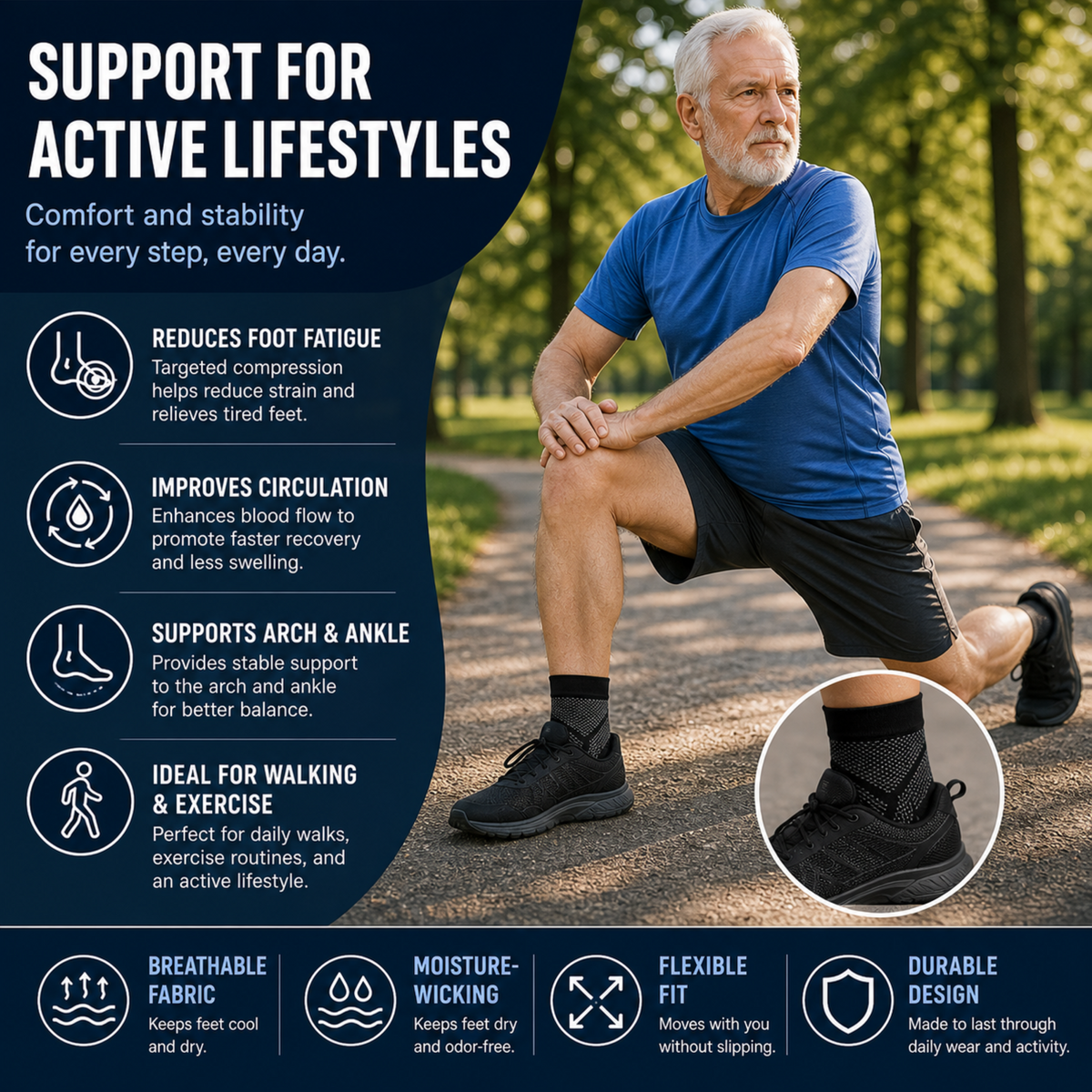 Niropi | AnkriFit Ankle Compression Sleeve