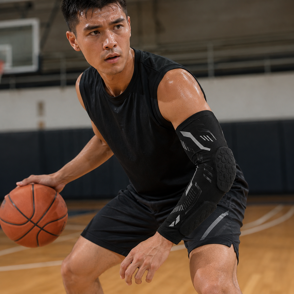 Niropi | ArmoraGuard Padded Compression Elbow Sleeve
