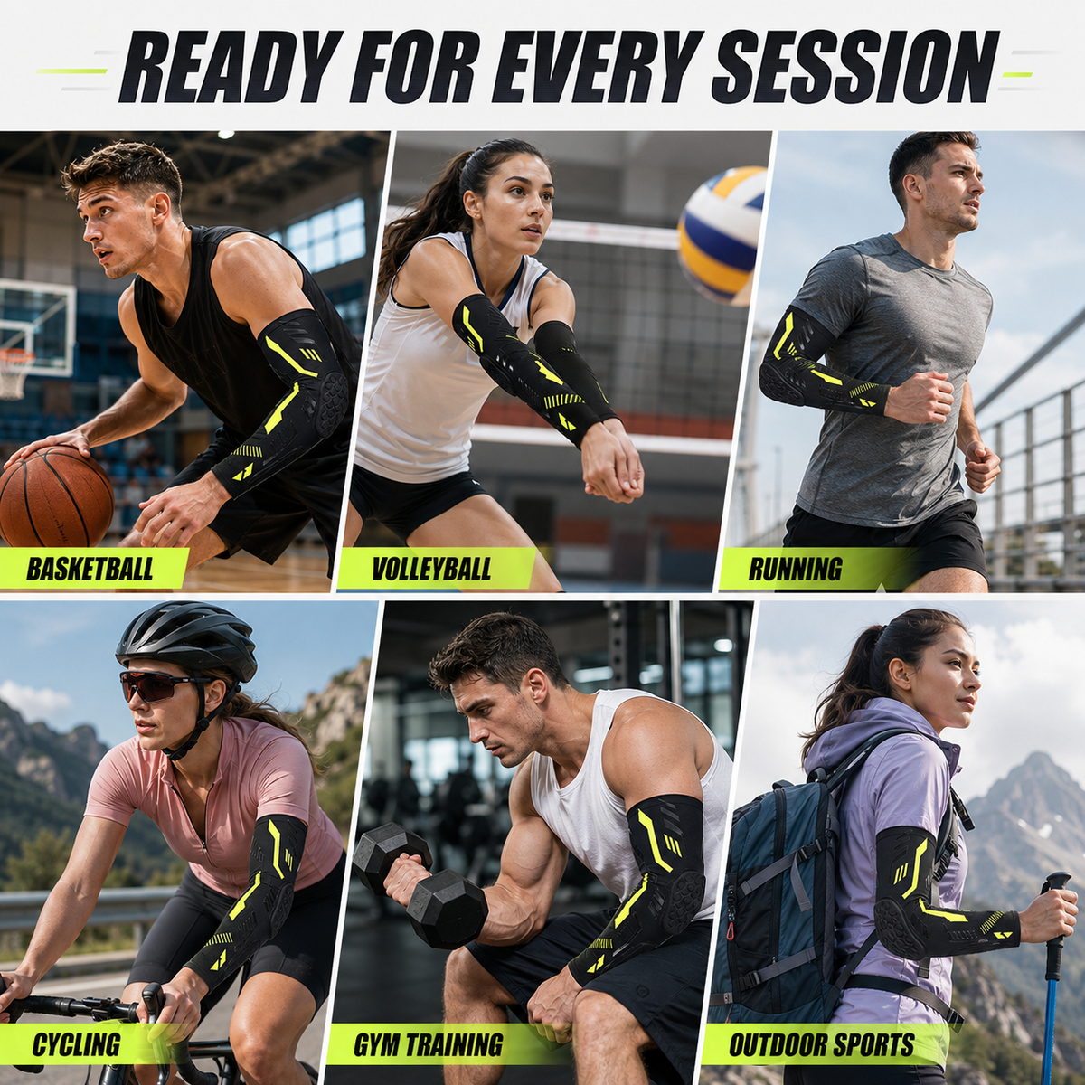 Niropi | ArmoraGuard Padded Compression Elbow Sleeve