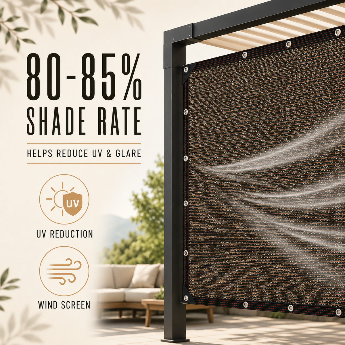 Niropi | Aurevo Retractable Side Shade Panel