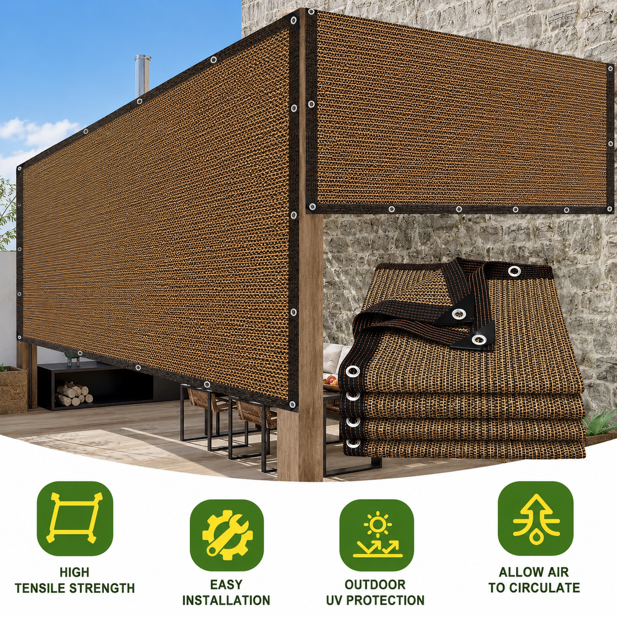 Niropi | Aurevo Retractable Side Shade Panel