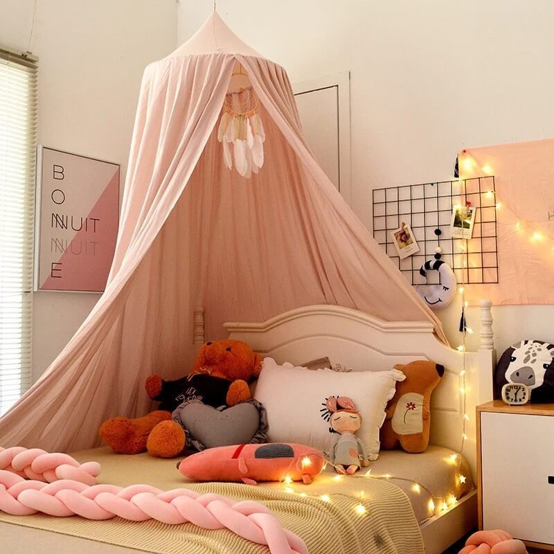 Niropi | Blackout Bed Canopy for Kids | Soft, Breathable & Light-Blocking for Dreamy Play and Sleep Spaces