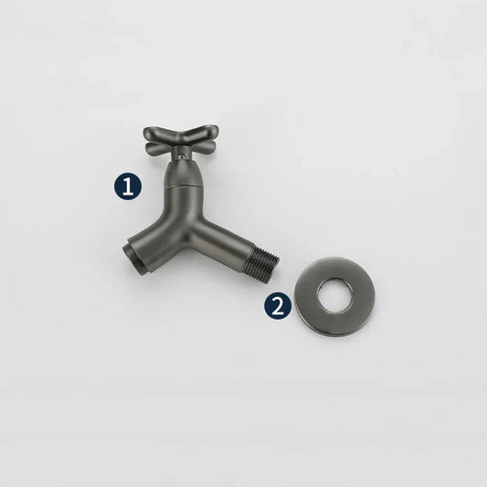 Niropi | BrassFlow – Wall-Mounted Cold Water Tap in Solid Brass