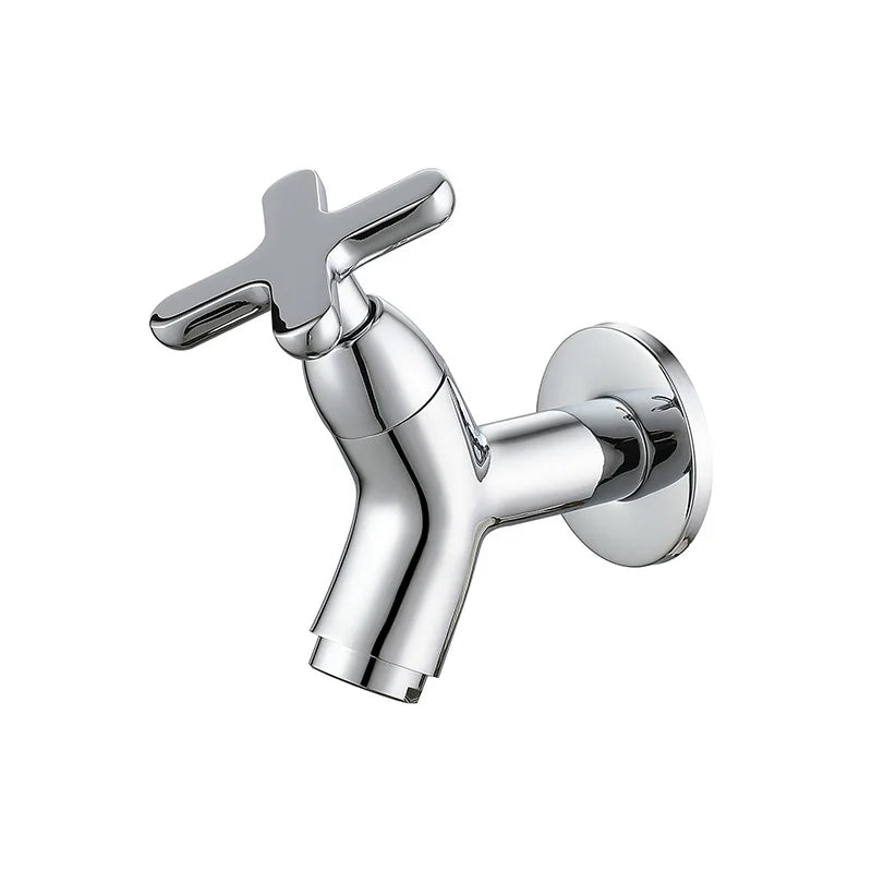 Niropi | BrassFlow – Wall-Mounted Cold Water Tap in Solid Brass