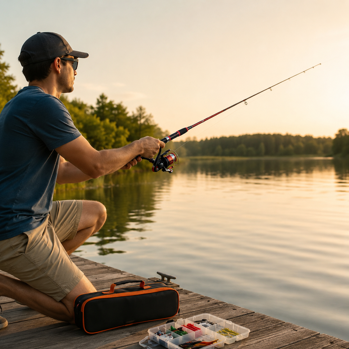 Niropi | Castaway Telescopic Travel Fishing Rod Set