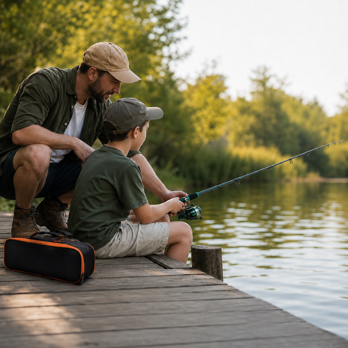Niropi | Castaway Telescopic Travel Fishing Rod Set