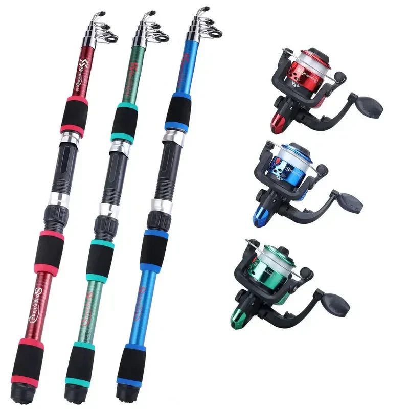 Niropi | Castaway Telescopic Travel Fishing Rod Set