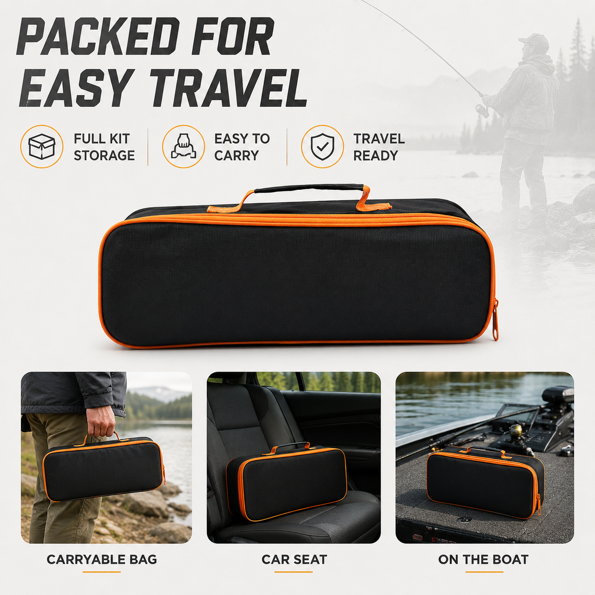 Niropi | Castaway Telescopic Travel Fishing Rod Set