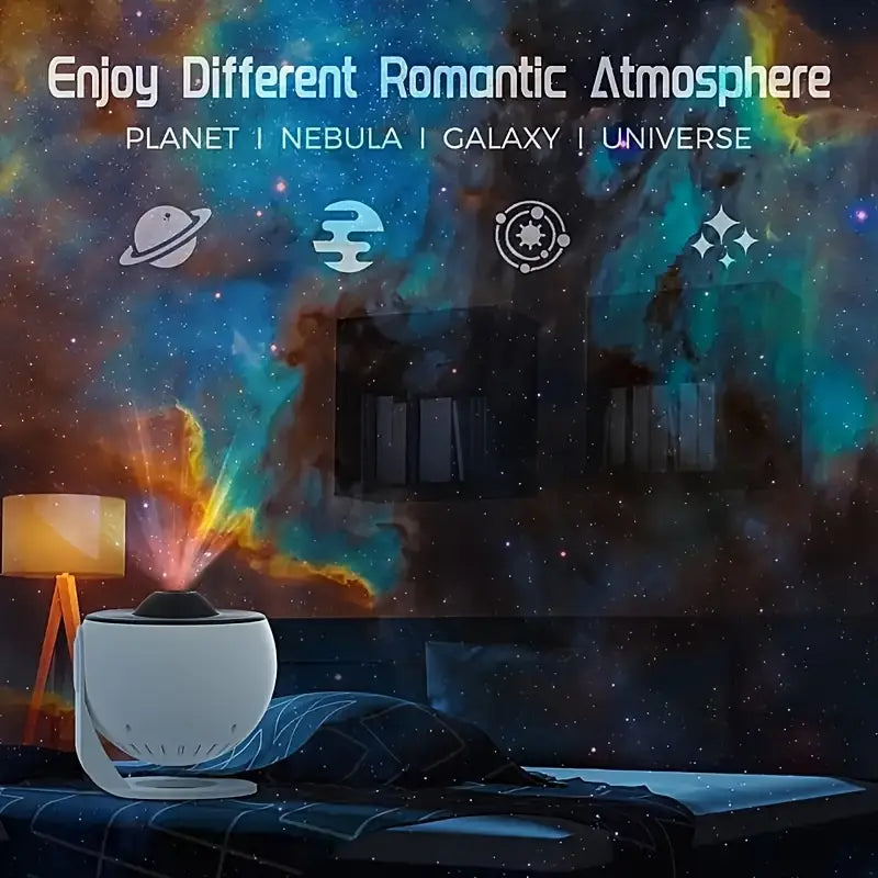 Niropi | Celestial Dreams: 360° Planetarium Galaxy Projector - Full-room Coverage