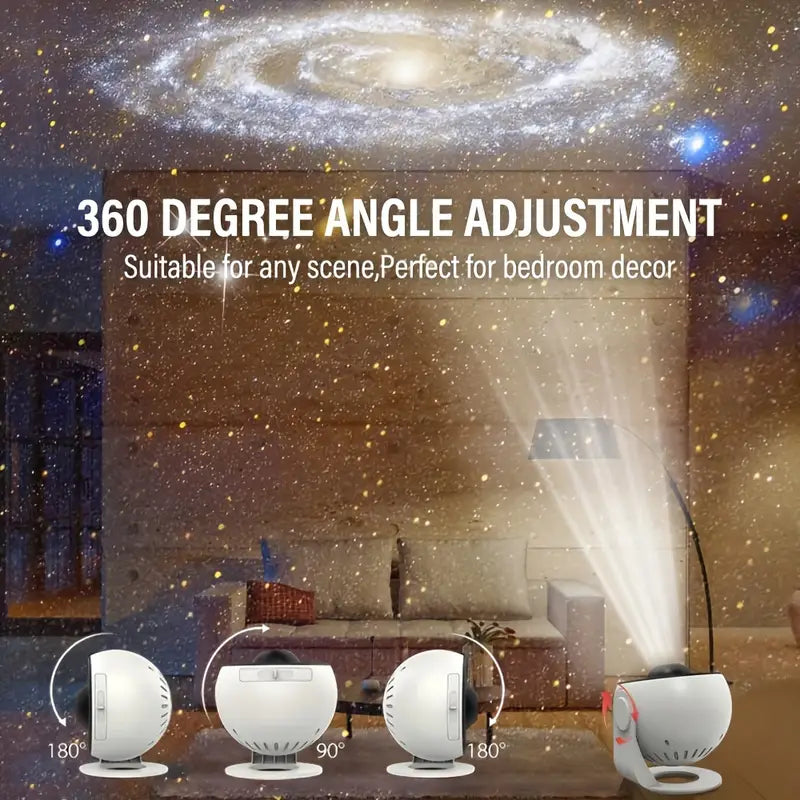 Niropi | Celestial Dreams: 360° Planetarium Galaxy Projector - Full-room Coverage