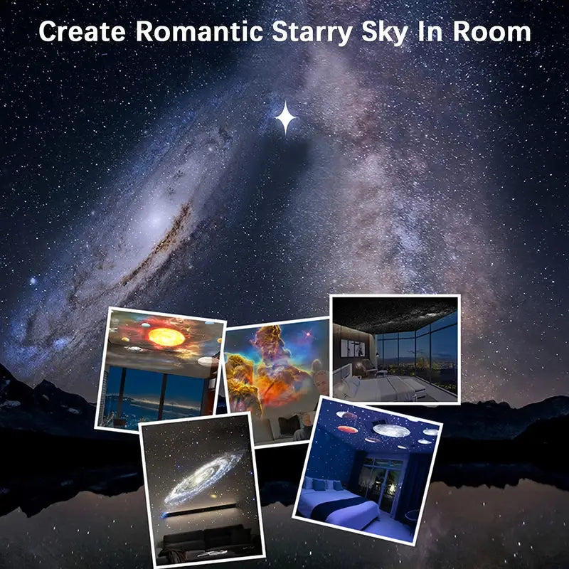 Niropi | Celestial Dreams: 360° Planetarium Galaxy Projector - Full-room Coverage