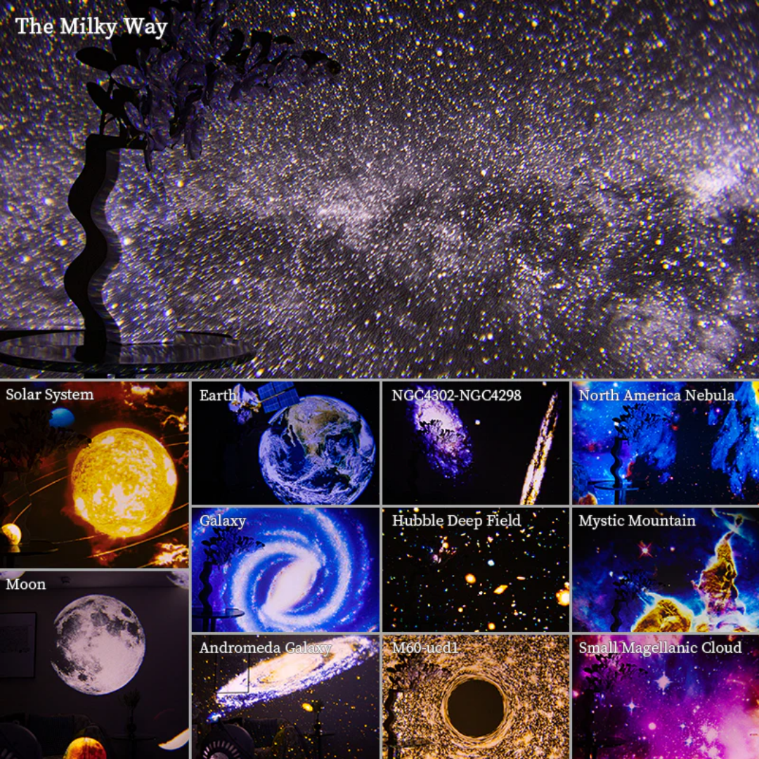 Niropi | Celestial Dreams: 360° Planetarium Galaxy Projector - Full-room Coverage