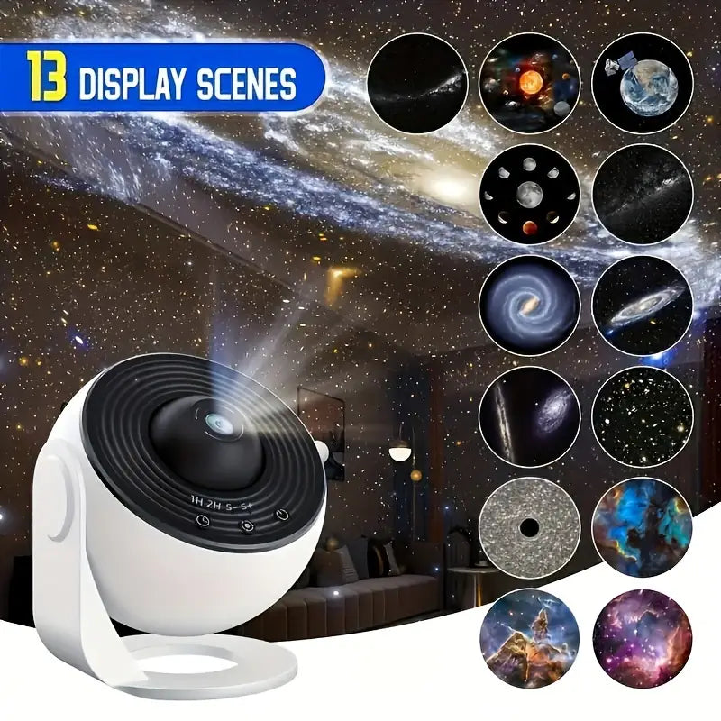Niropi | Celestial Dreams: 360° Planetarium Galaxy Projector - Full-room Coverage