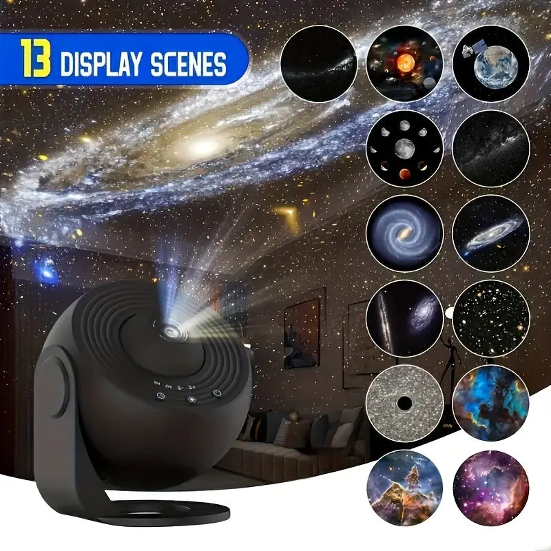 Niropi | Celestial Dreams: 360° Planetarium Galaxy Projector - Full-room Coverage