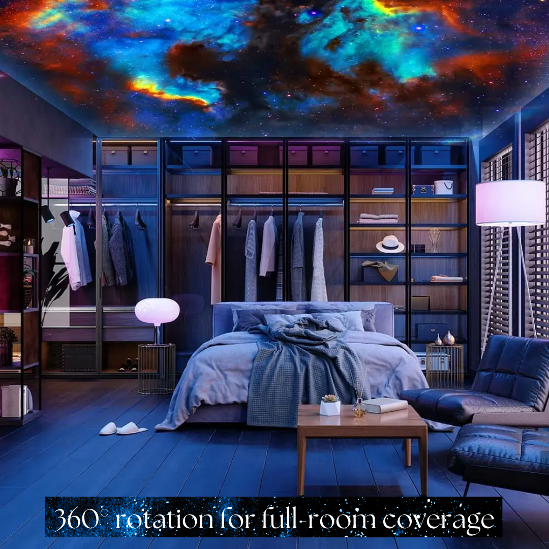 Niropi | Celestial Dreams: 360° Planetarium Galaxy Projector - Full-room Coverage