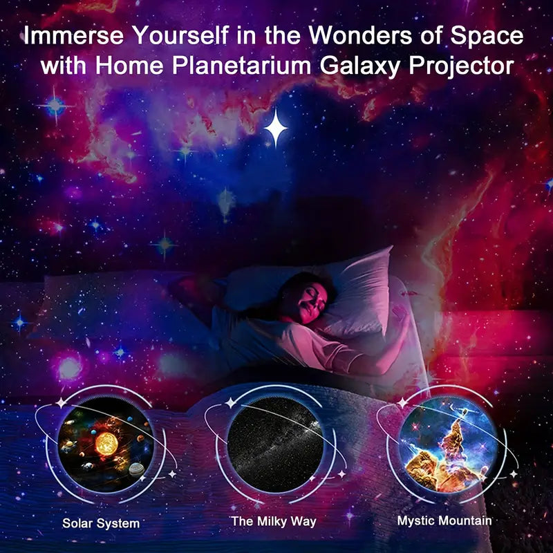 Niropi | Celestial Dreams: 360° Planetarium Galaxy Projector - Full-room Coverage