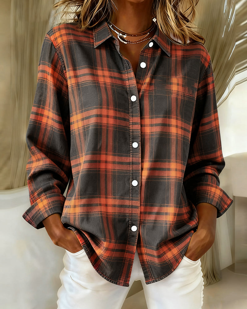 Niropi | Checked Pattern and Notched Lapel