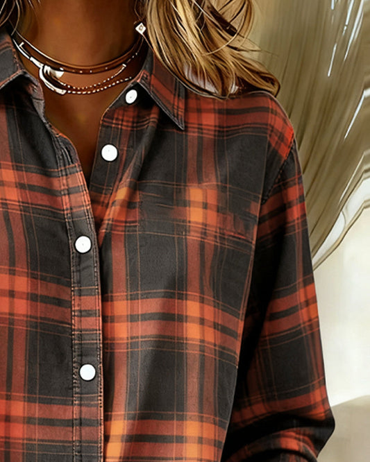 Niropi | Checked Pattern and Notched Lapel