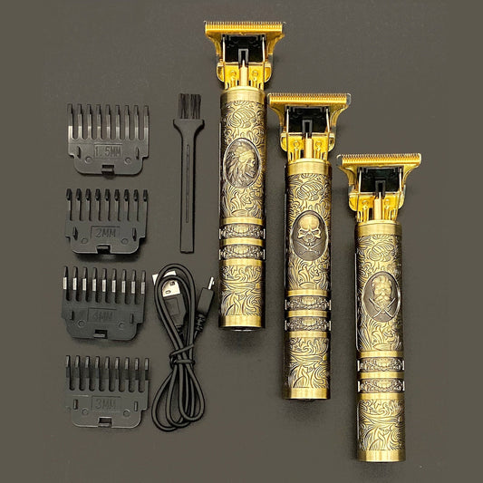 Niropi Niropi Skull Vintage Trimmer™ | The Barber Trend of This Year! - Rechargeable Including Attachments
